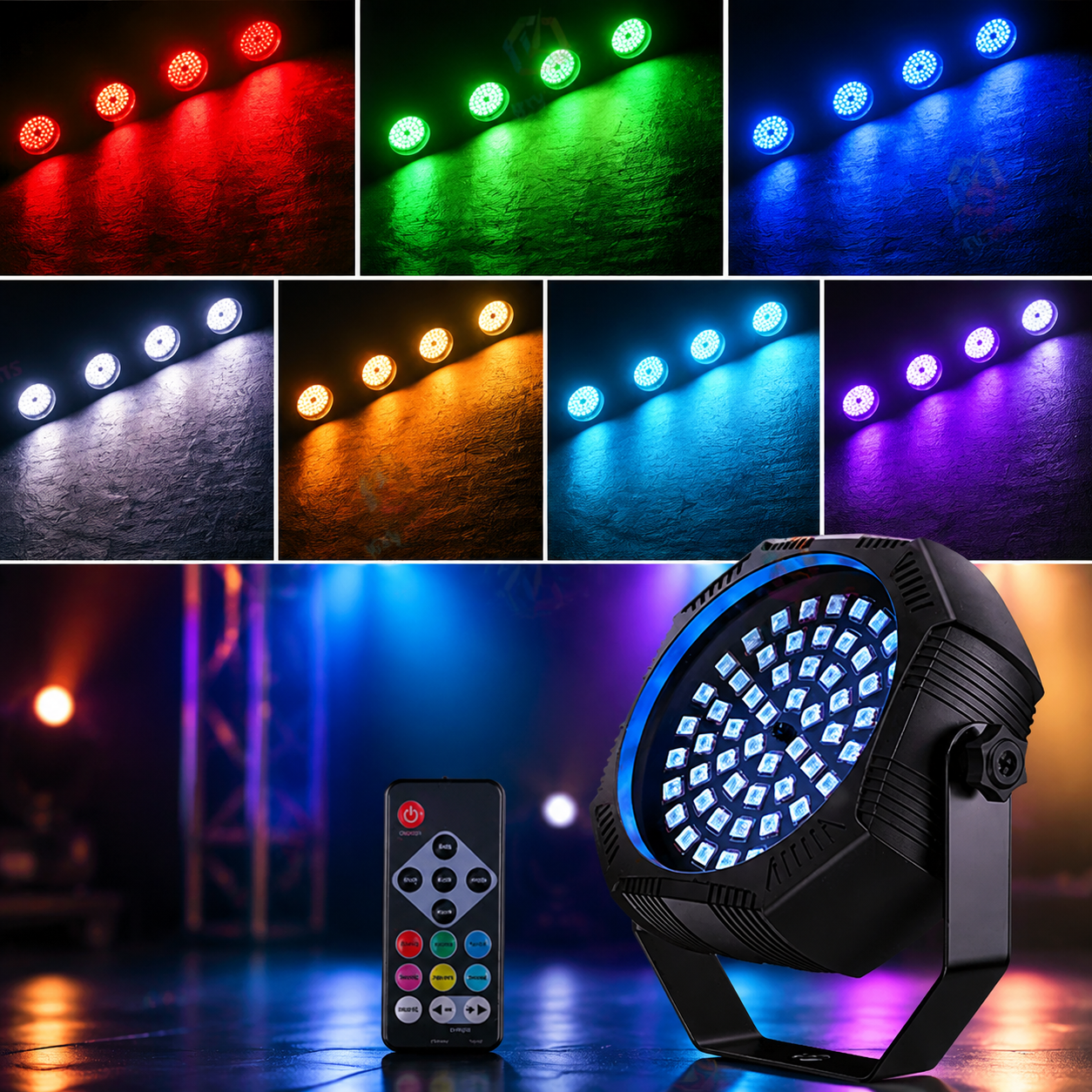 USB rechargeable strobe light/PAR light-P33