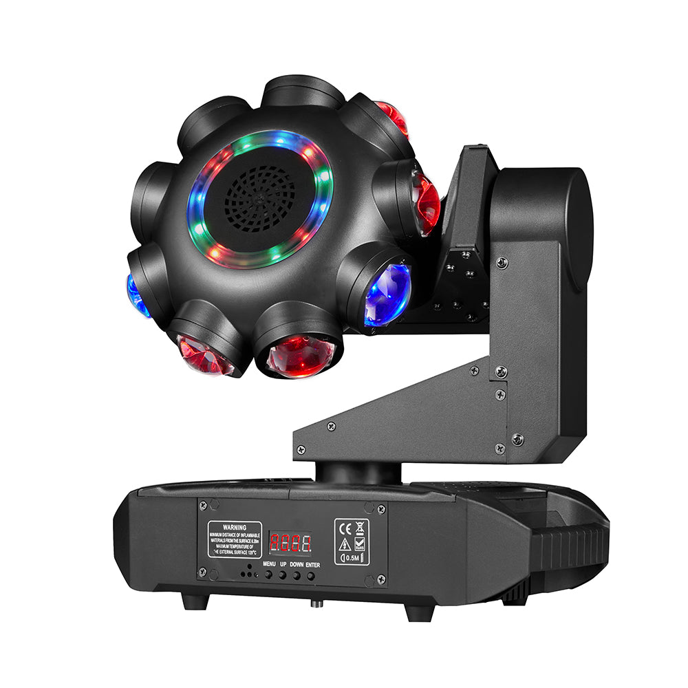 2025 New 9-head 120W Hot Wheels LED Beam Moving Head Light-E41