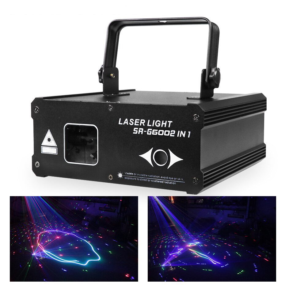 Pełnokolorowe światło laserowe skanujące o mocy 600 mw – B11