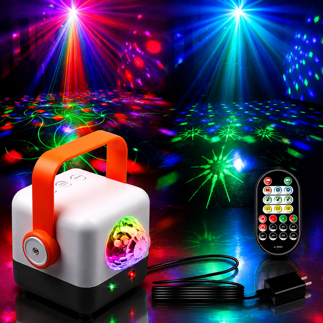 KTVLIGHTS LED colorful rotating party light-C19