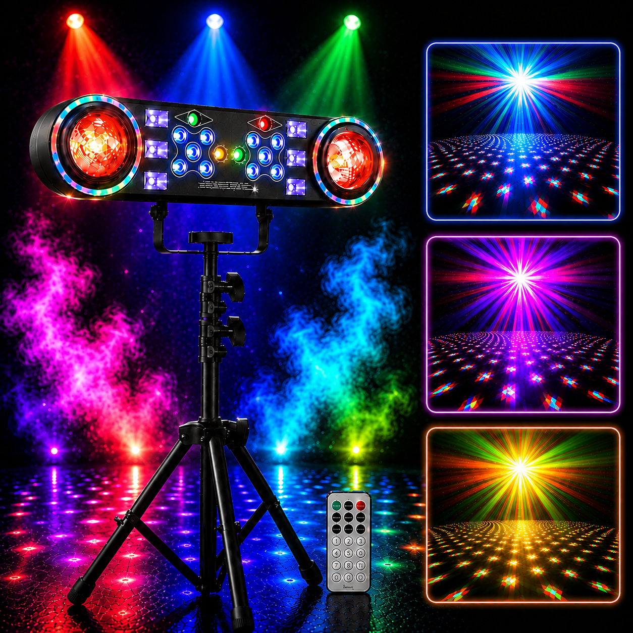 80W seven-in-one bracket effect party light-C4