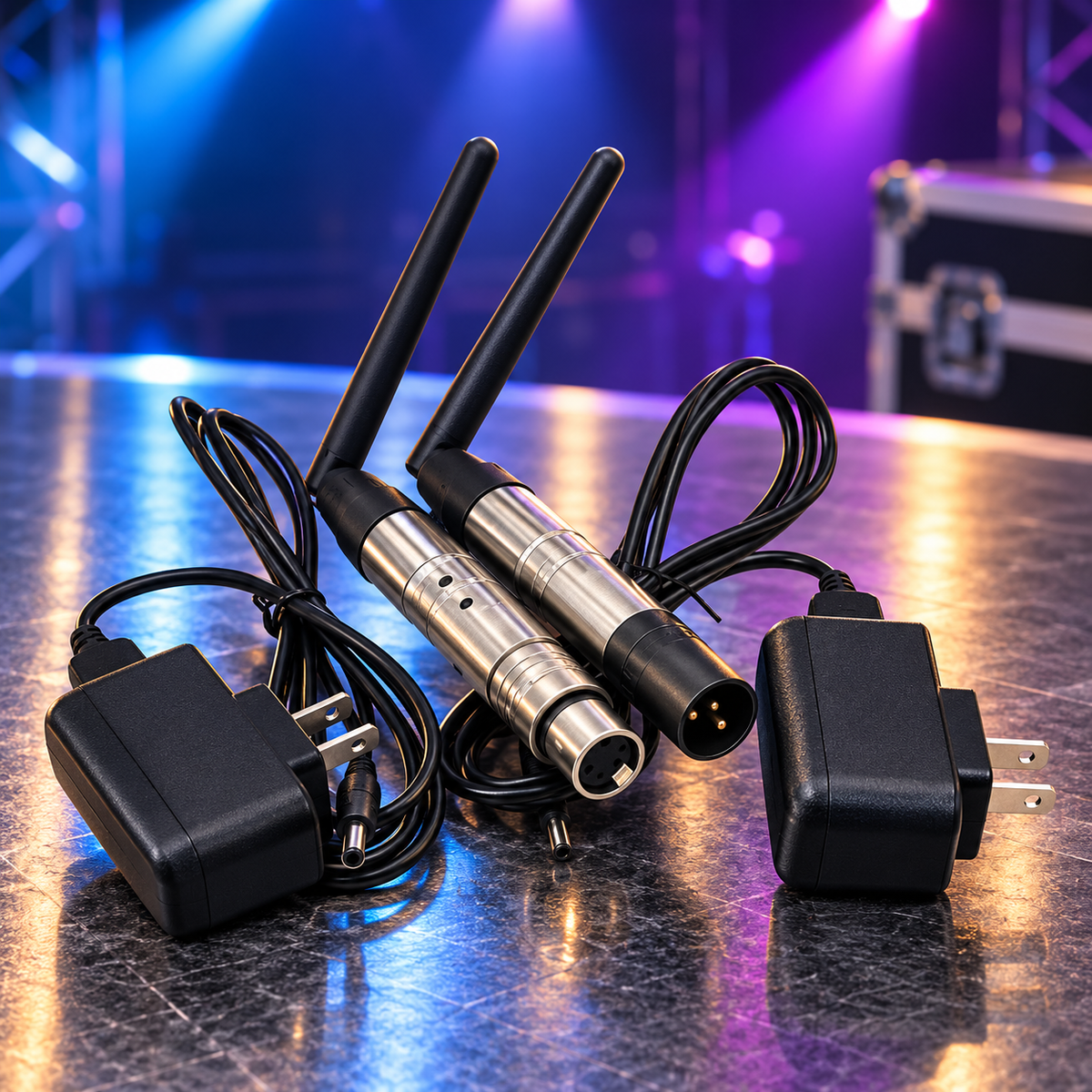 KTVLIGHTS 4/8-Way DMX512 Signal Amplifier & Stage Splitter-D11