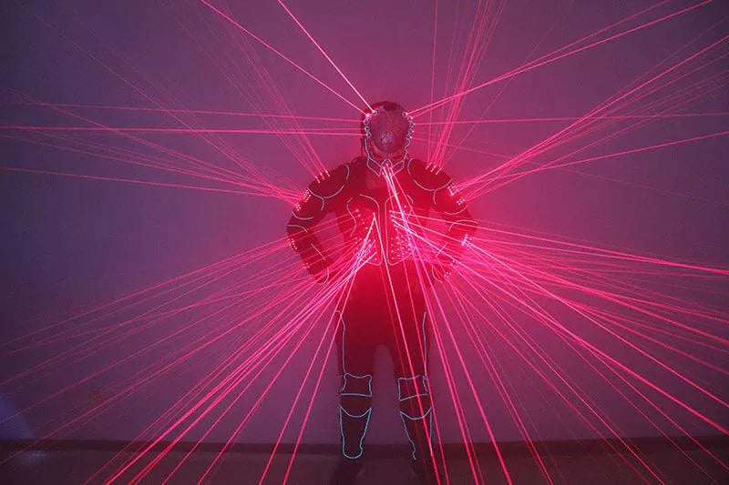 New Red Laser Robot Suit Laser Fiber Optic 2 in 1