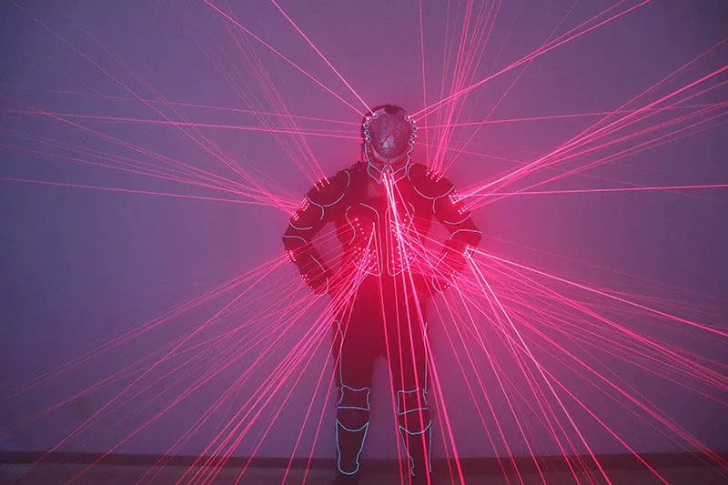 New Red Laser Robot Suit Laser Fiber Optic 2 in 1