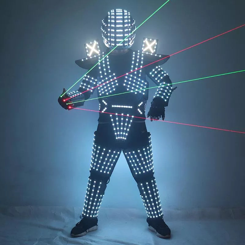 XX new LED robot set-MJ