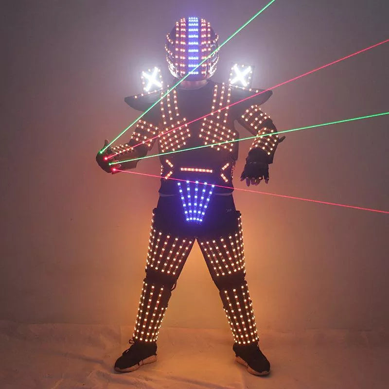XX new LED robot set-MJ