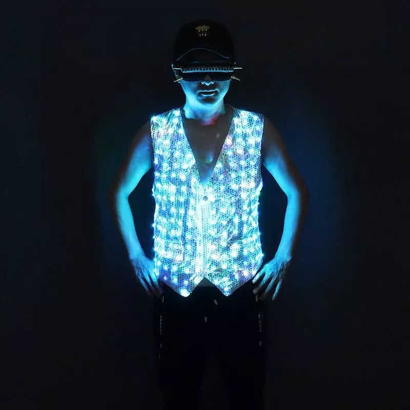Colorful LED luminous vest