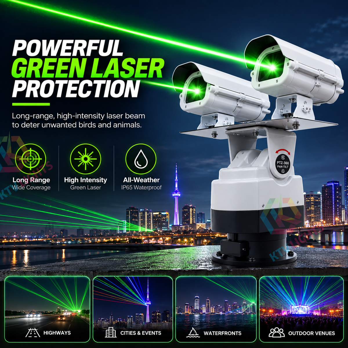 Programmable Dual-Head Landmark Outdoor Laser Light - B27
