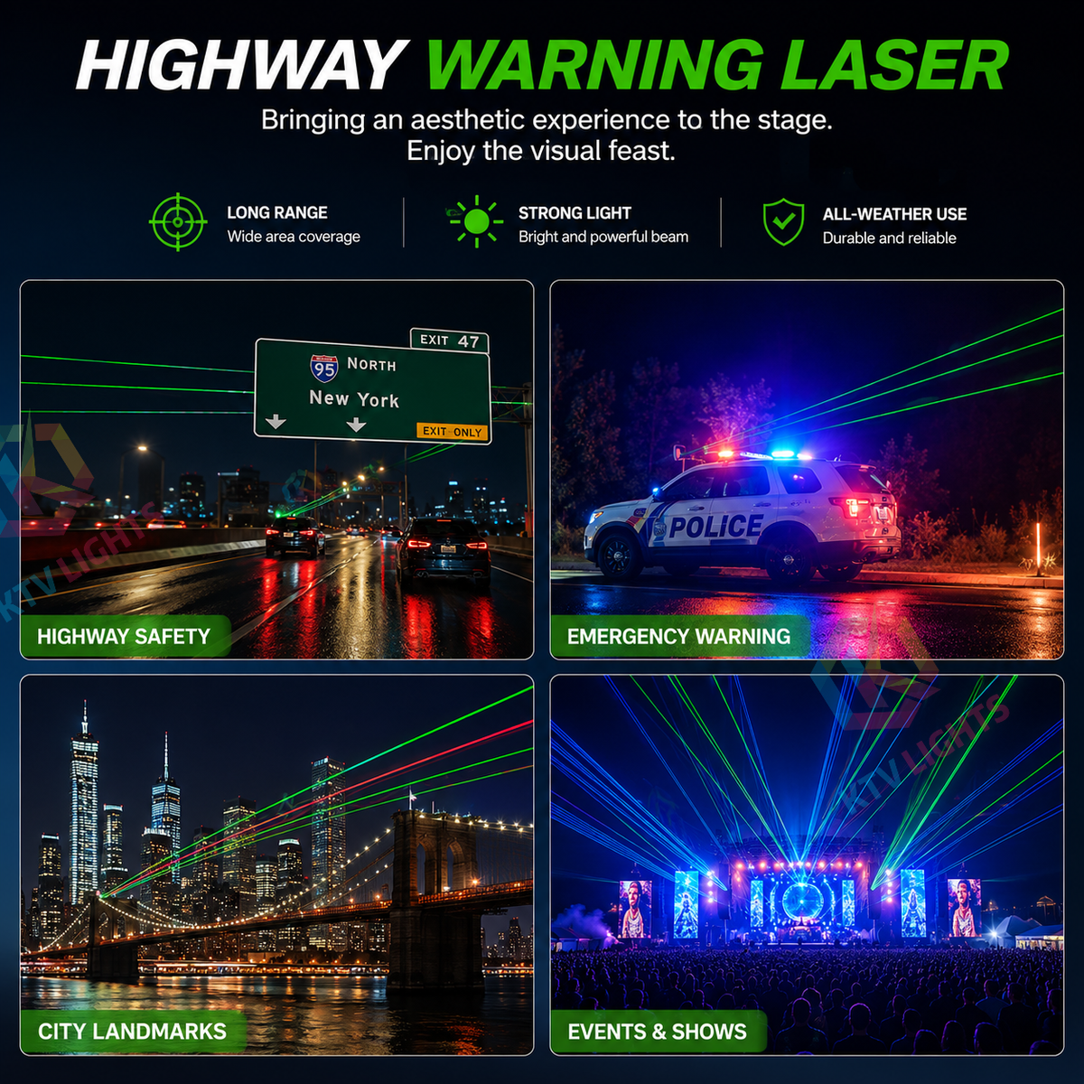 Programmable Dual-Head Landmark Outdoor Laser Light - B24