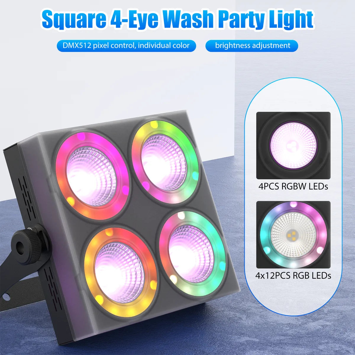 80W RGBW LED Wash Par Light  -X22