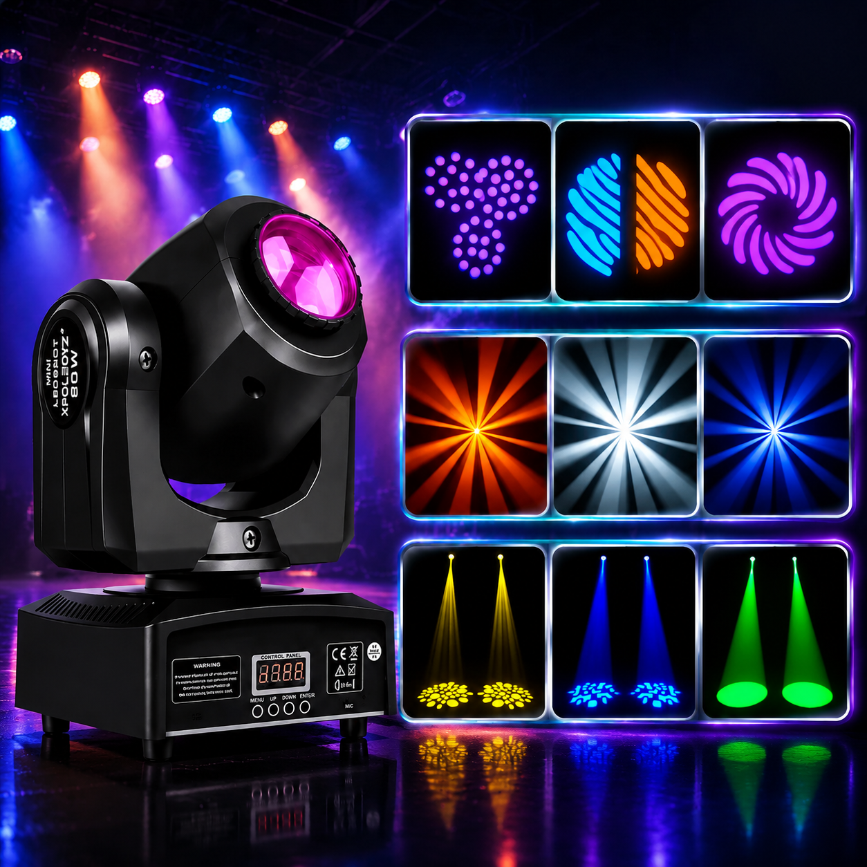 RGBW Beam Moving Head Light-E18