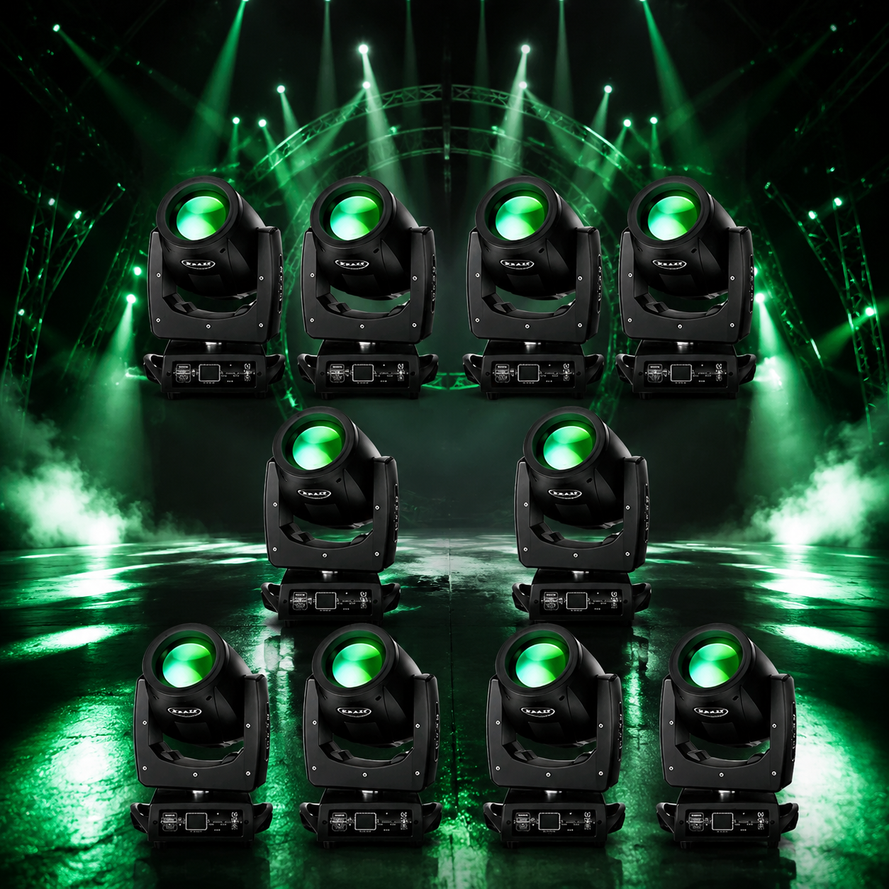 KTVLIGHTS 230W 7R Beam Moving Head Light with 24 Prism Effects-E21