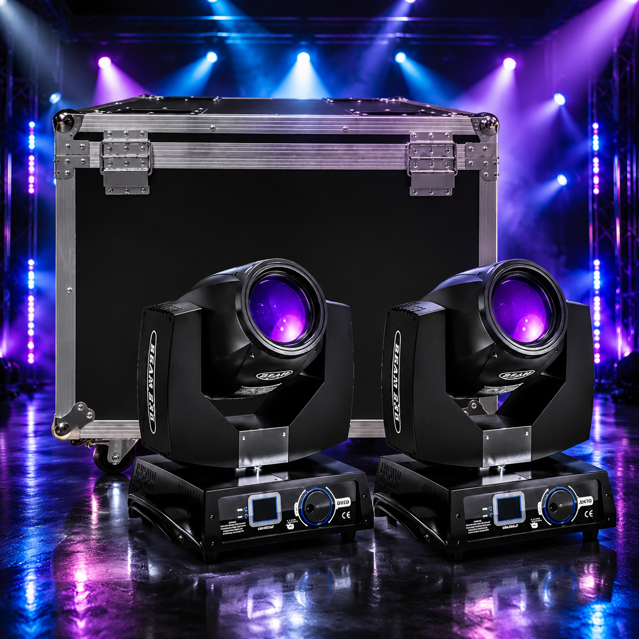 KTVLIGHTS 6 230W 7R Beam Moving Head Light for DJ Stage & Events - E42