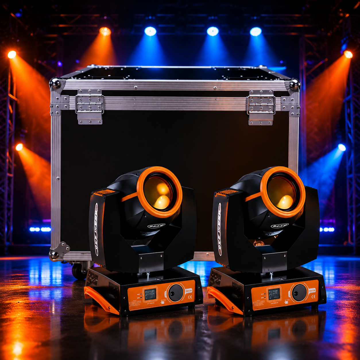 KTVLIGHTS 6 230W 7R Beam Moving Head Light for DJ Stage & Events - E42