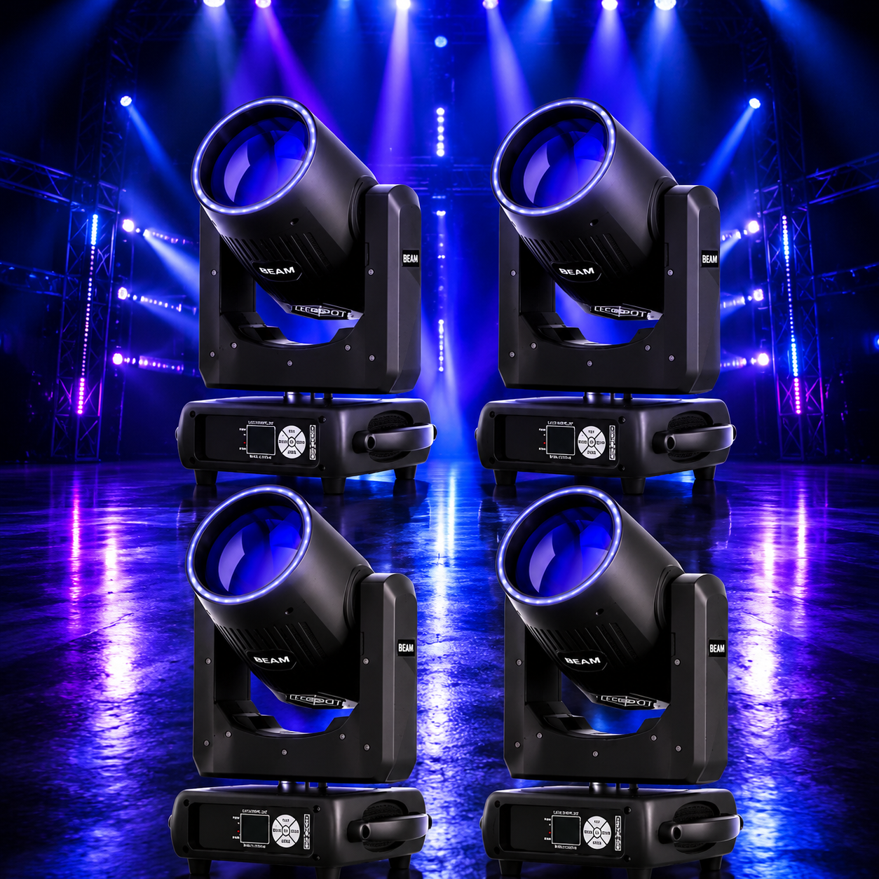KTVLIGHTS 295W 14R Moving Head Light with 48 Prism for DJ Stage-E48