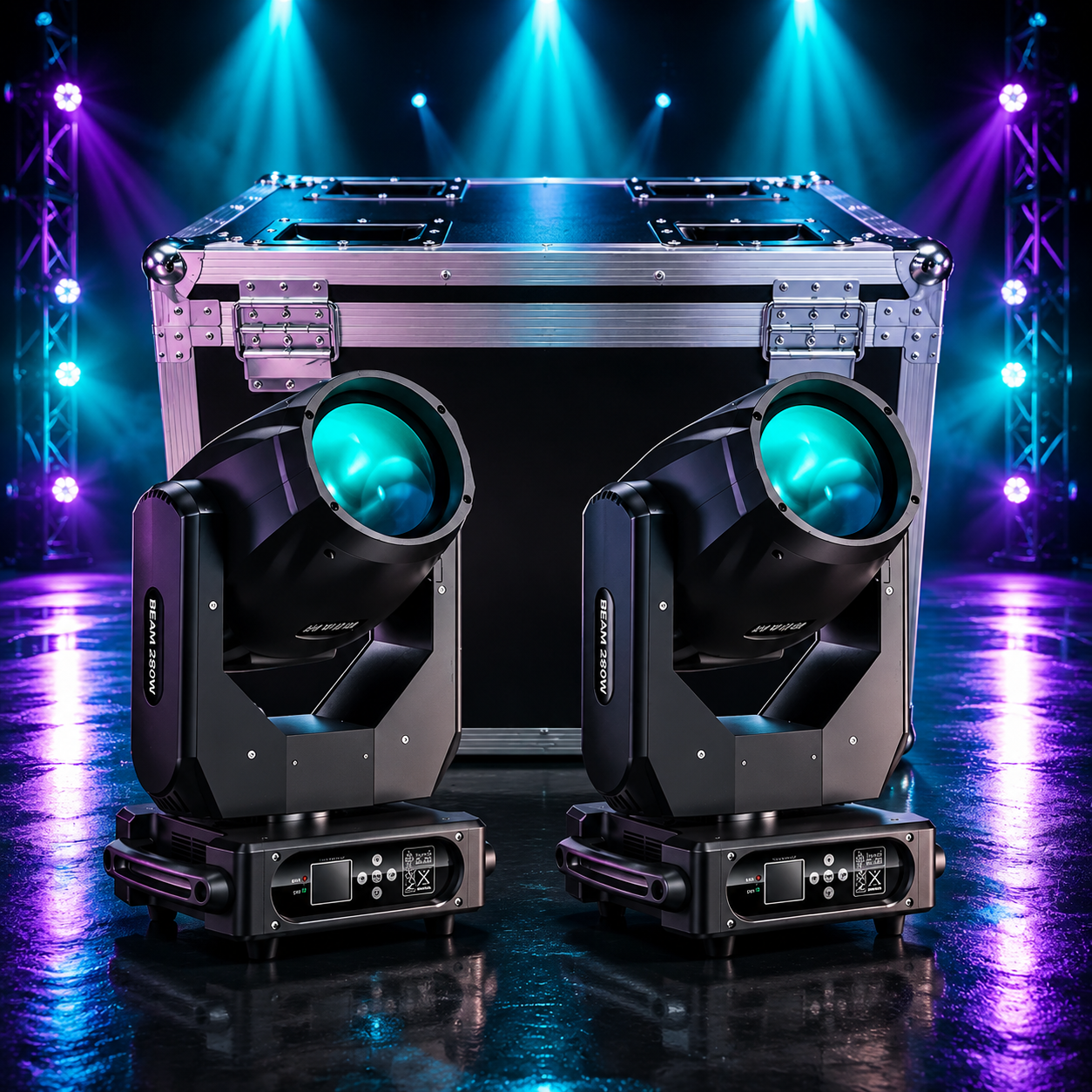 280W 10R Beam Moving Head DJ Stage Light DMX-E55