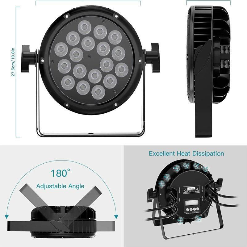 IP65 LED Par Light 18x10W RGBW