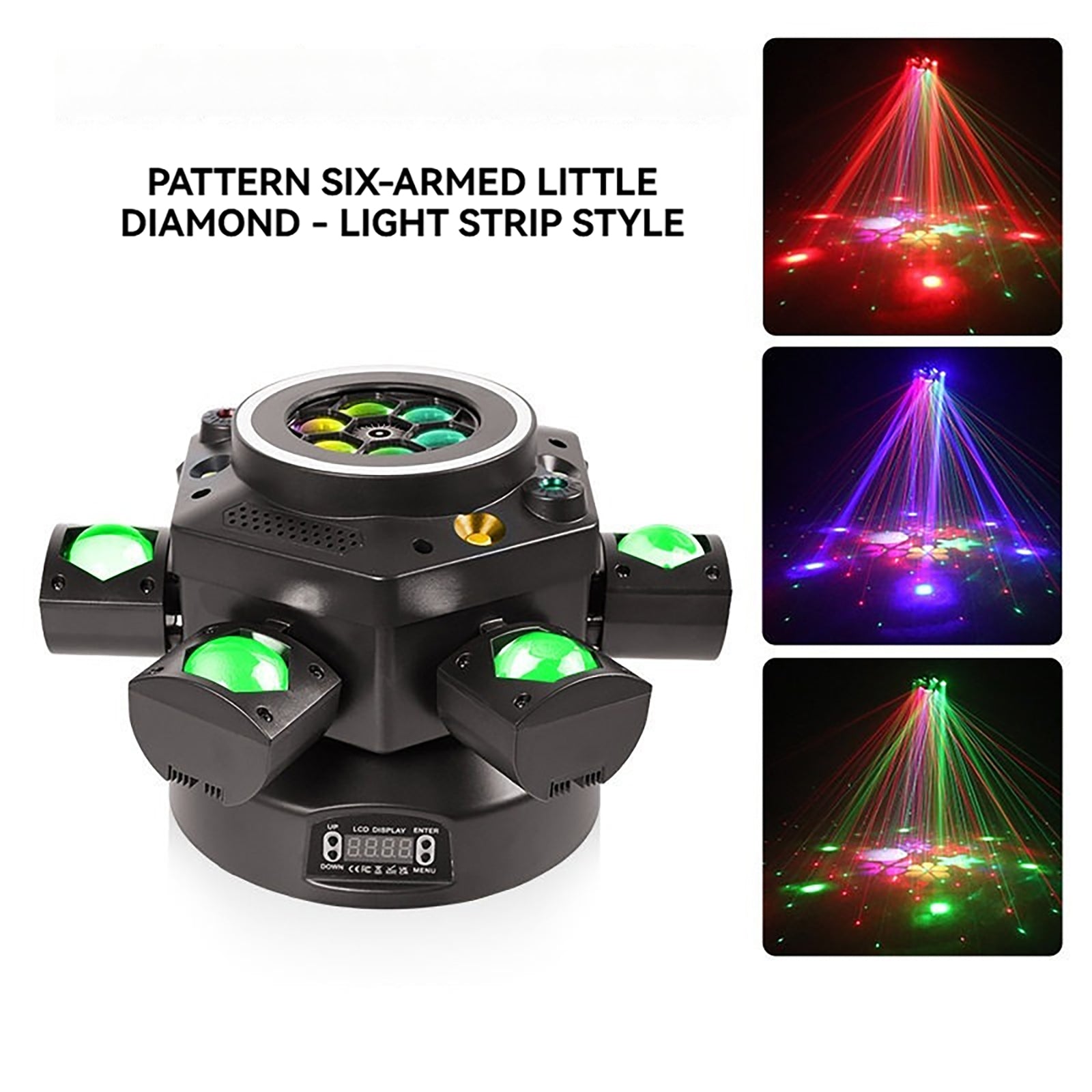 150W six-arm bee eye stage light-E3