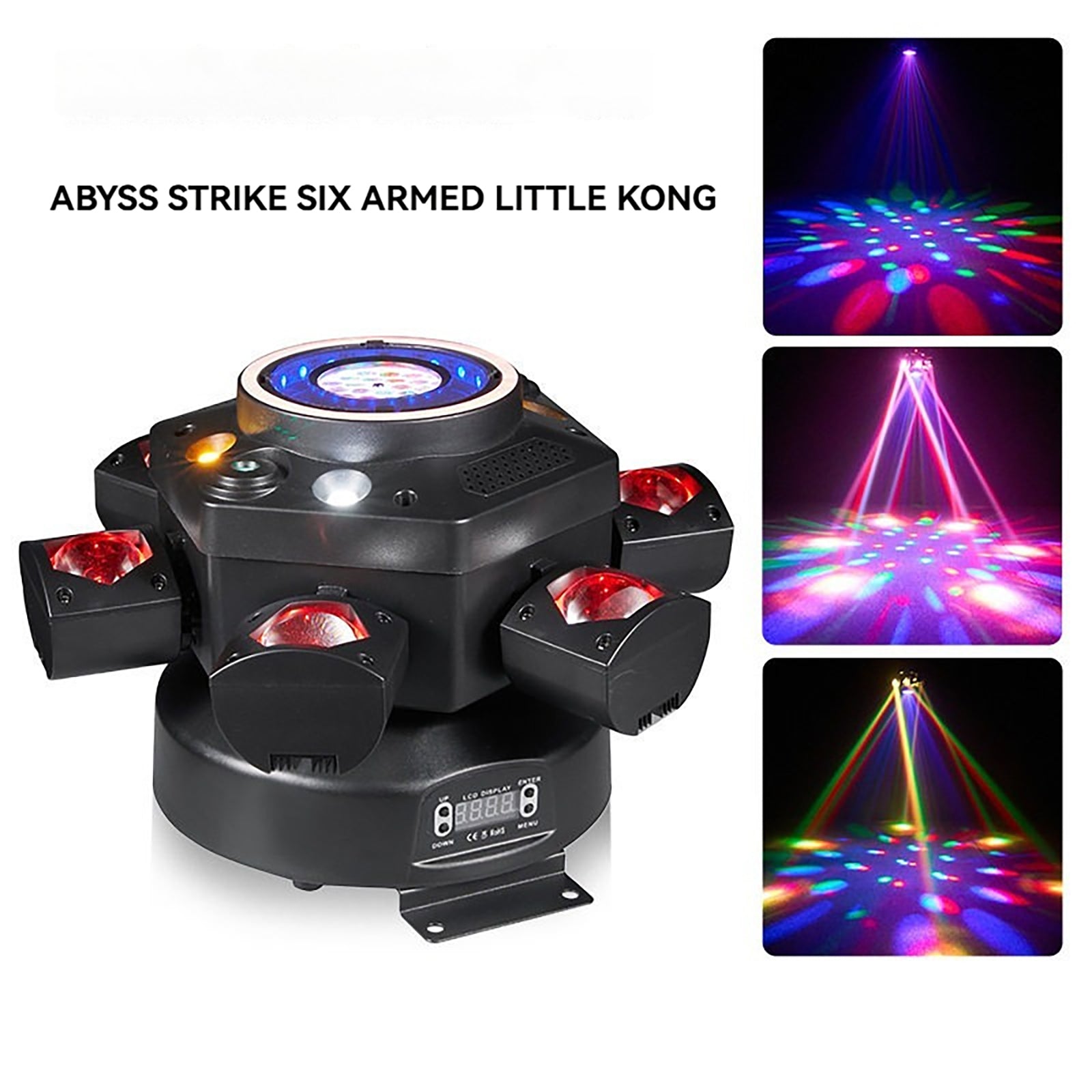 150W six-arm bee eye stage light-E3