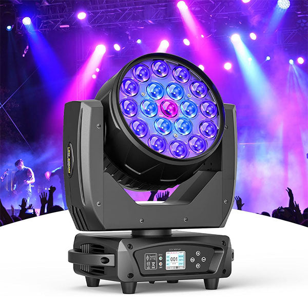 19x10W Beam/color/zoom effect moving head light-E64