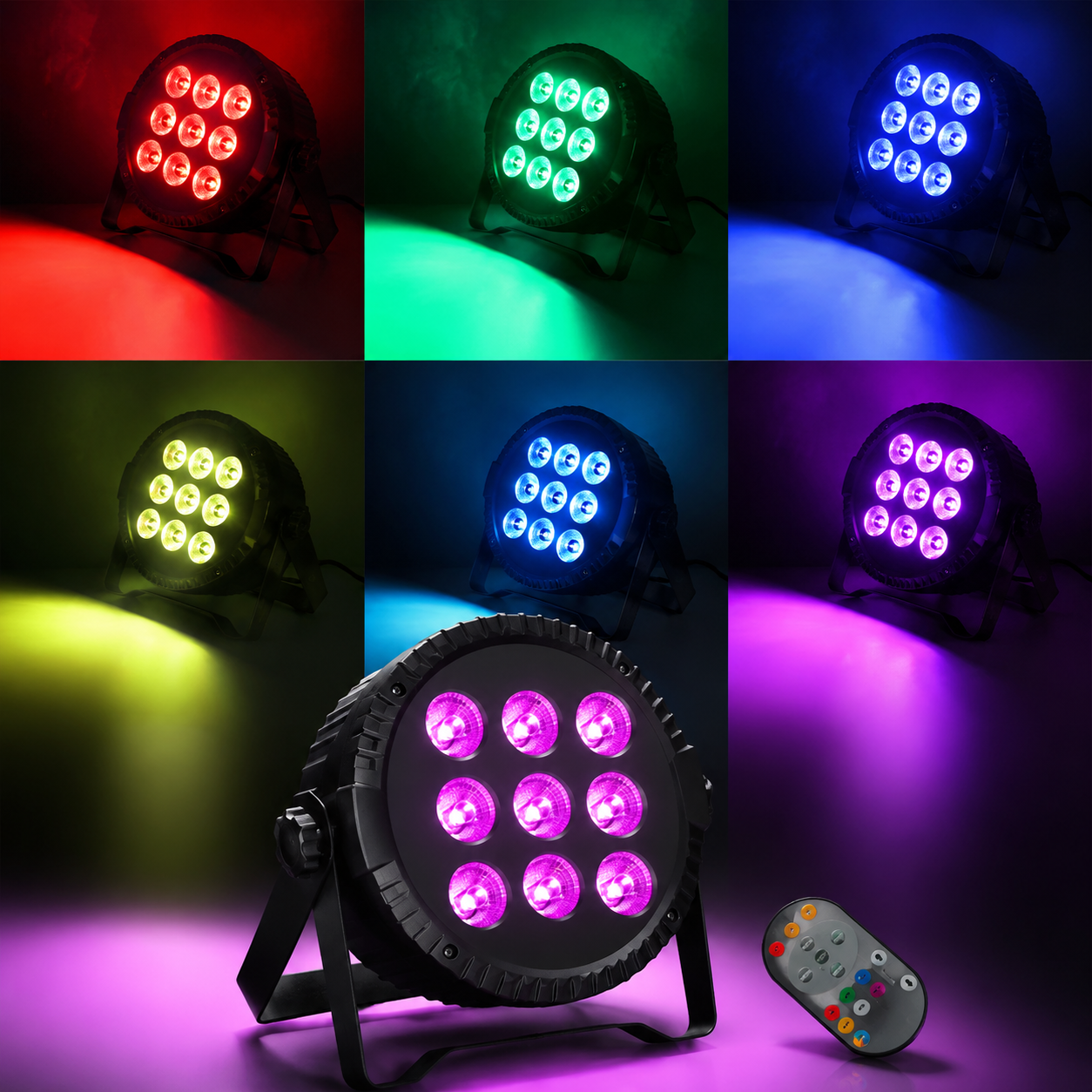 90w RGBW 4 in 1 effect LED stage light-P14