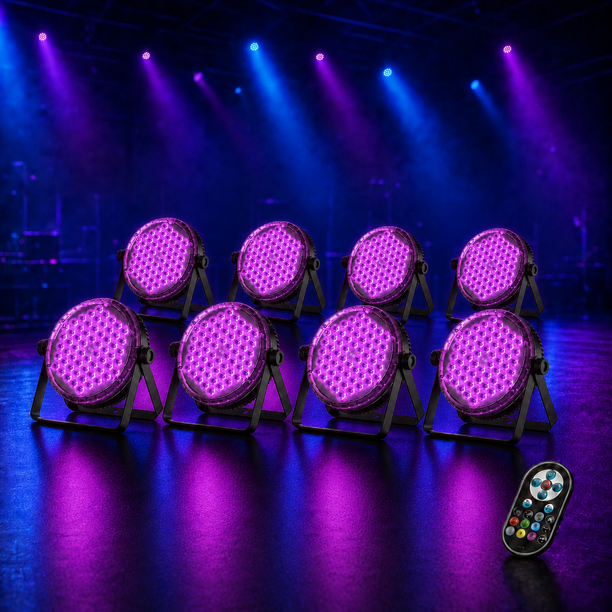 KTVLIGHTS 120W 60-LED RGBW 4-in-1 Stage Light-P62