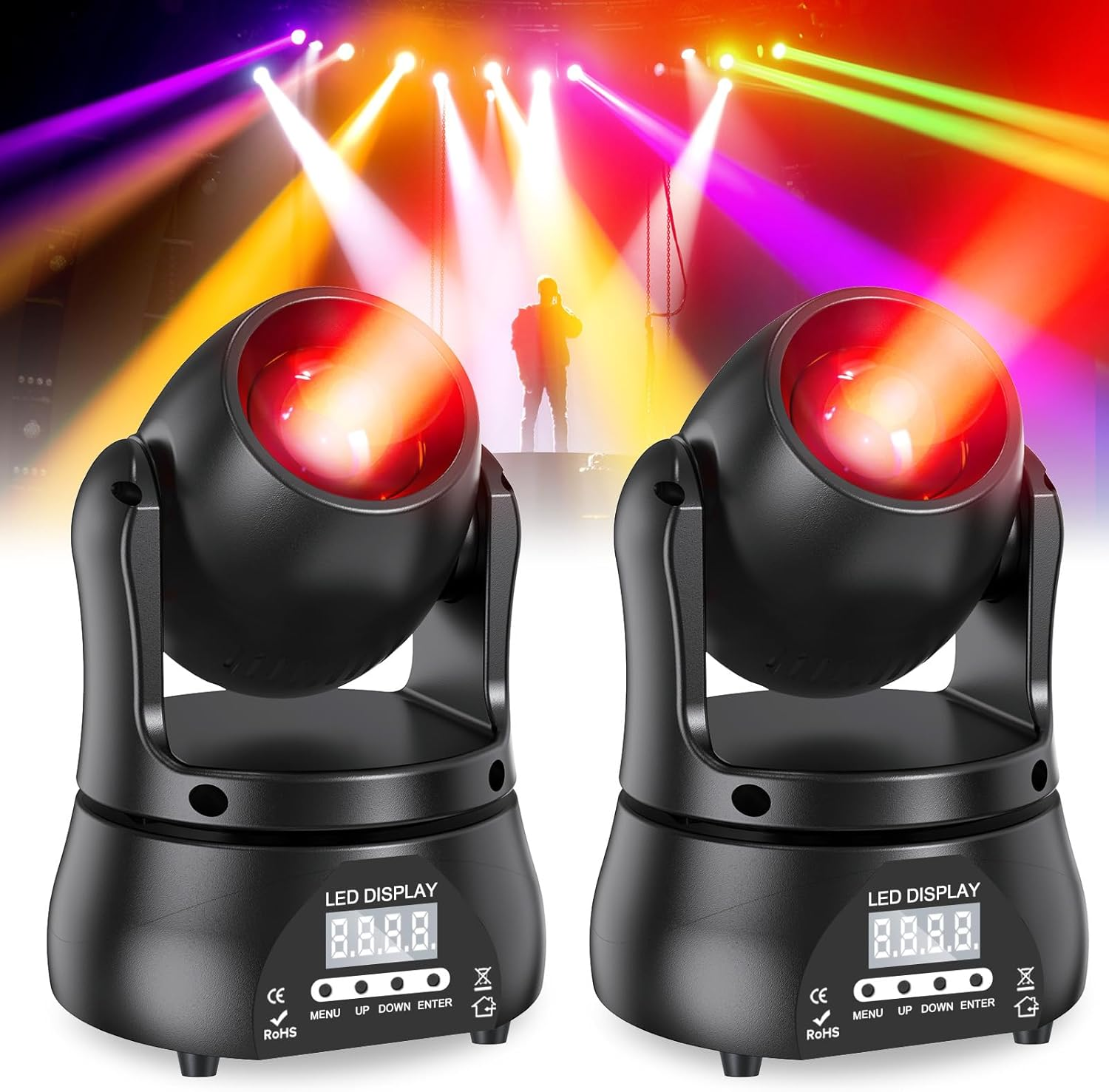 40w LED RGBW mini beam moving head light-E7