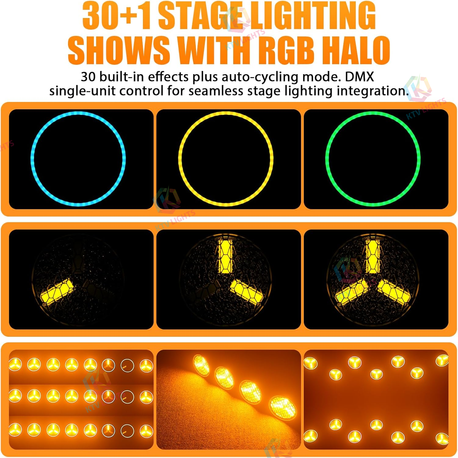Stage PAR lights COB stage spotlights-P63