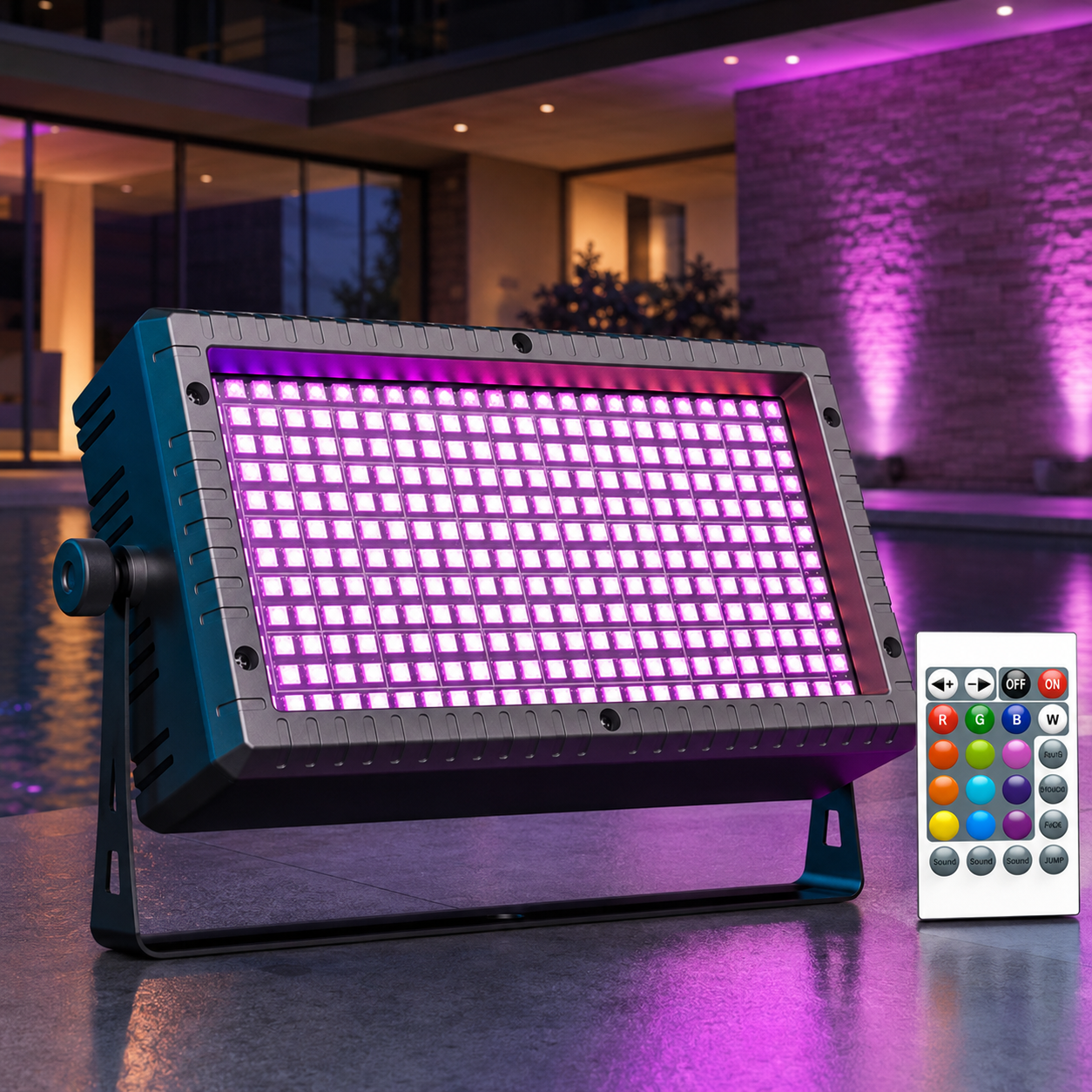 KTVLIGHTS 60W Mini RGB 3-in-1 LED Strobe Wall Washer-X22