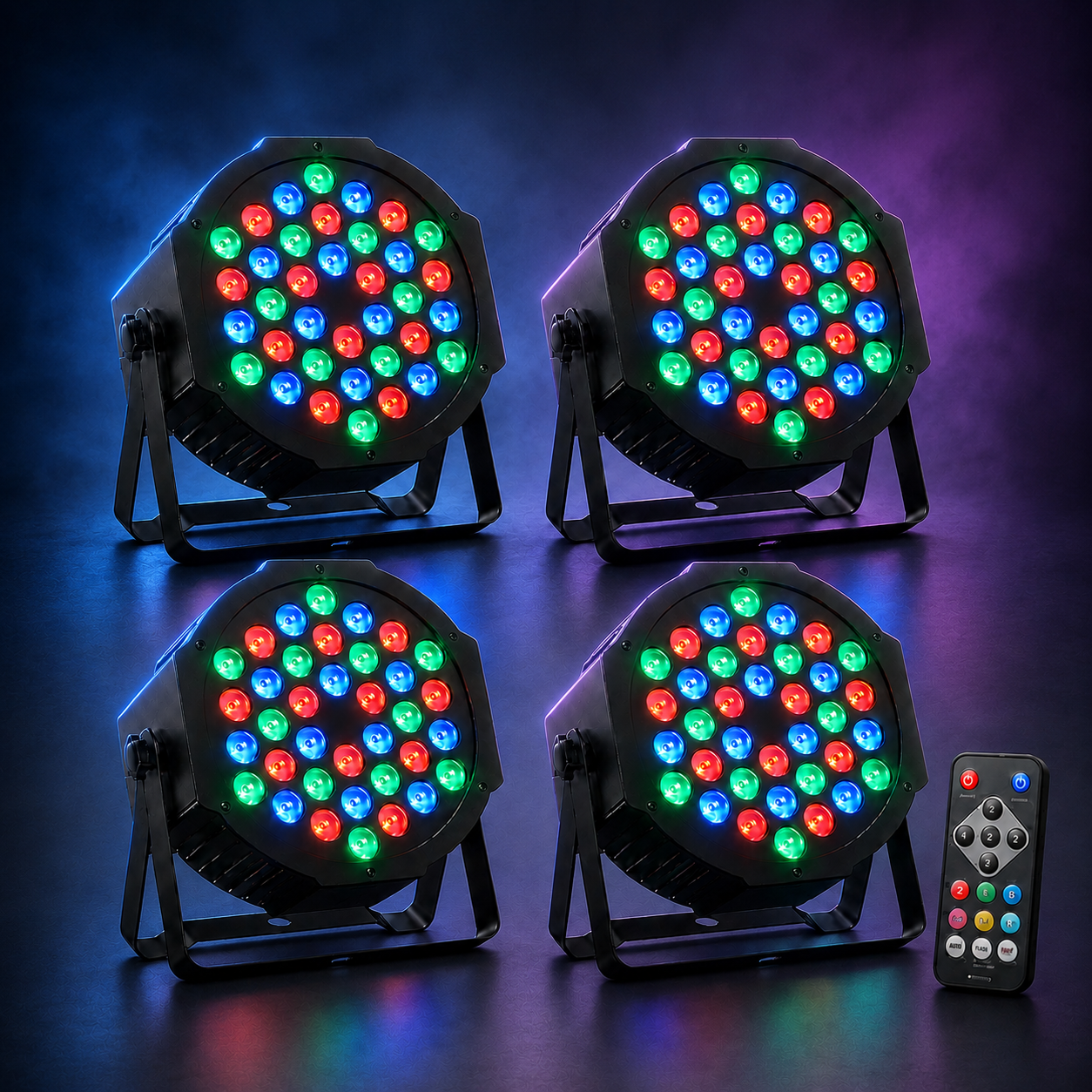 KTVLIGHTS 36-LED RGB DMX PAR Stage Light-P57
