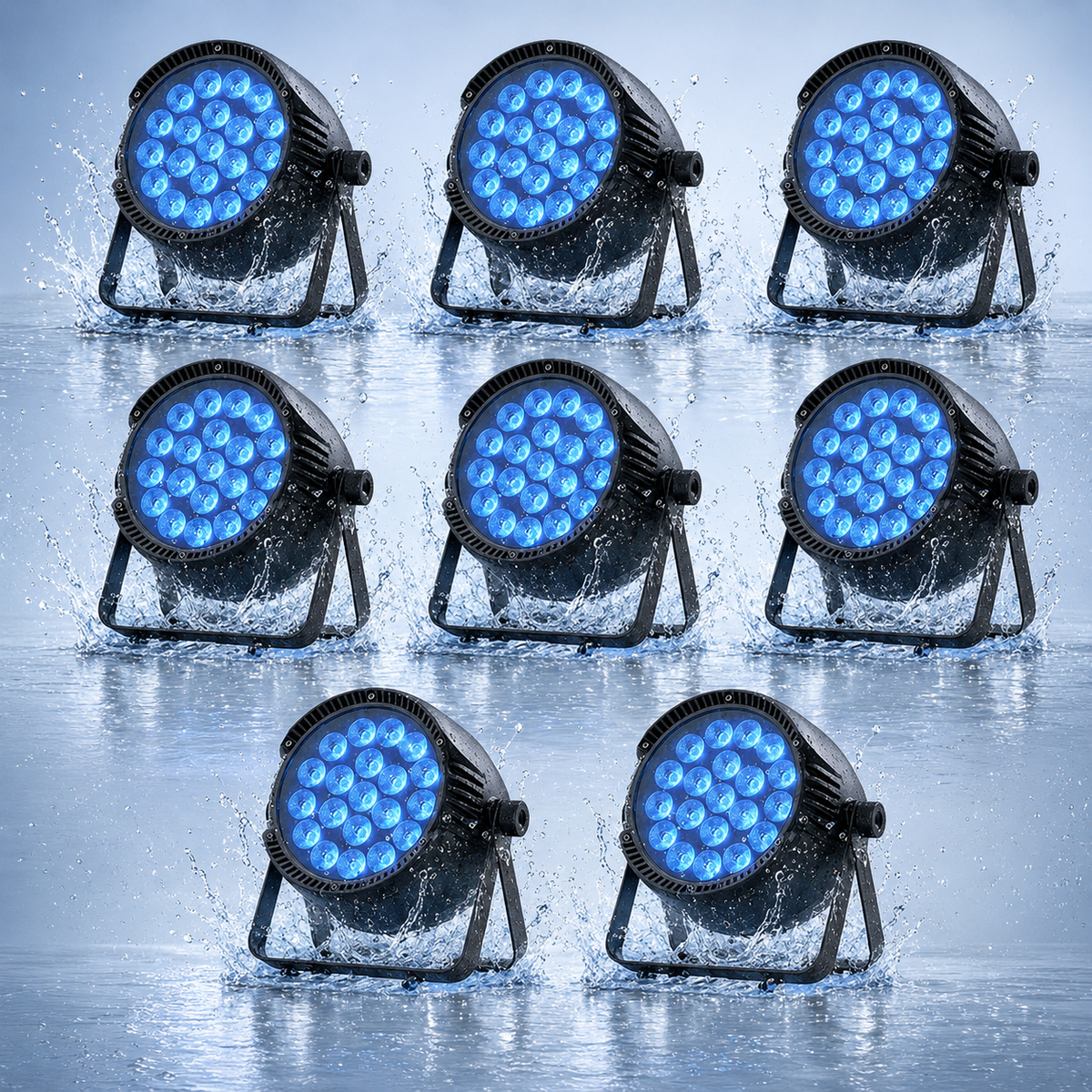 KTVLIGHTS 200W RGBW LED DMX IP65 Waterproof PAR Light-P60