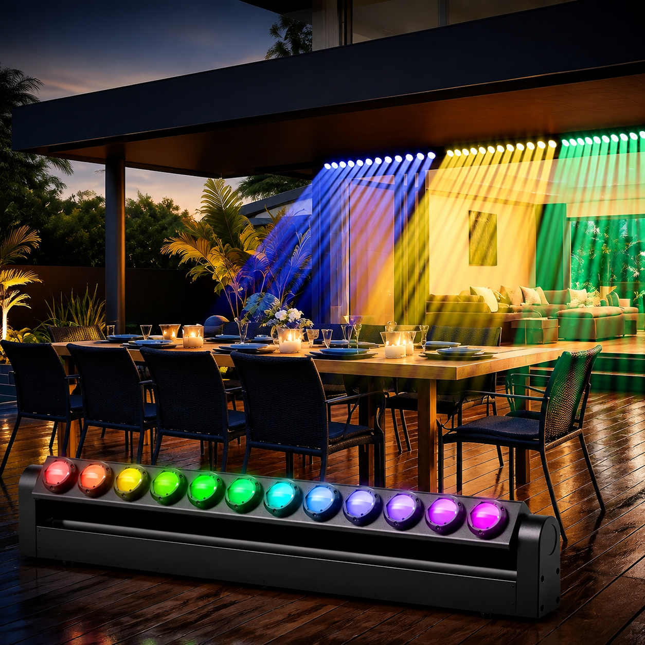 180W LED Stage Bar Moving Head Beam Wall Washer Light-X17