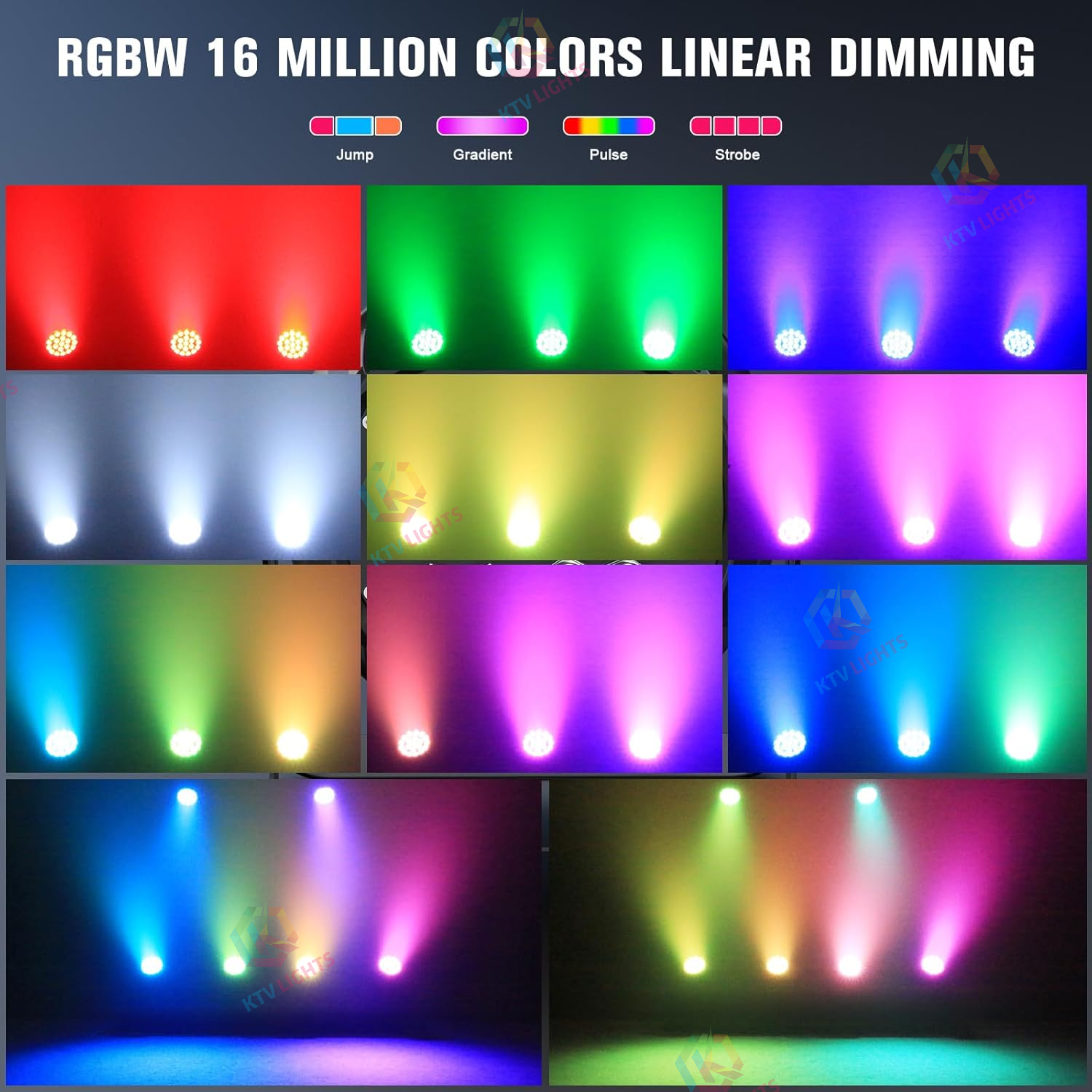 200W RGBW LED DMX IP65 Waterproof Par Light - P60