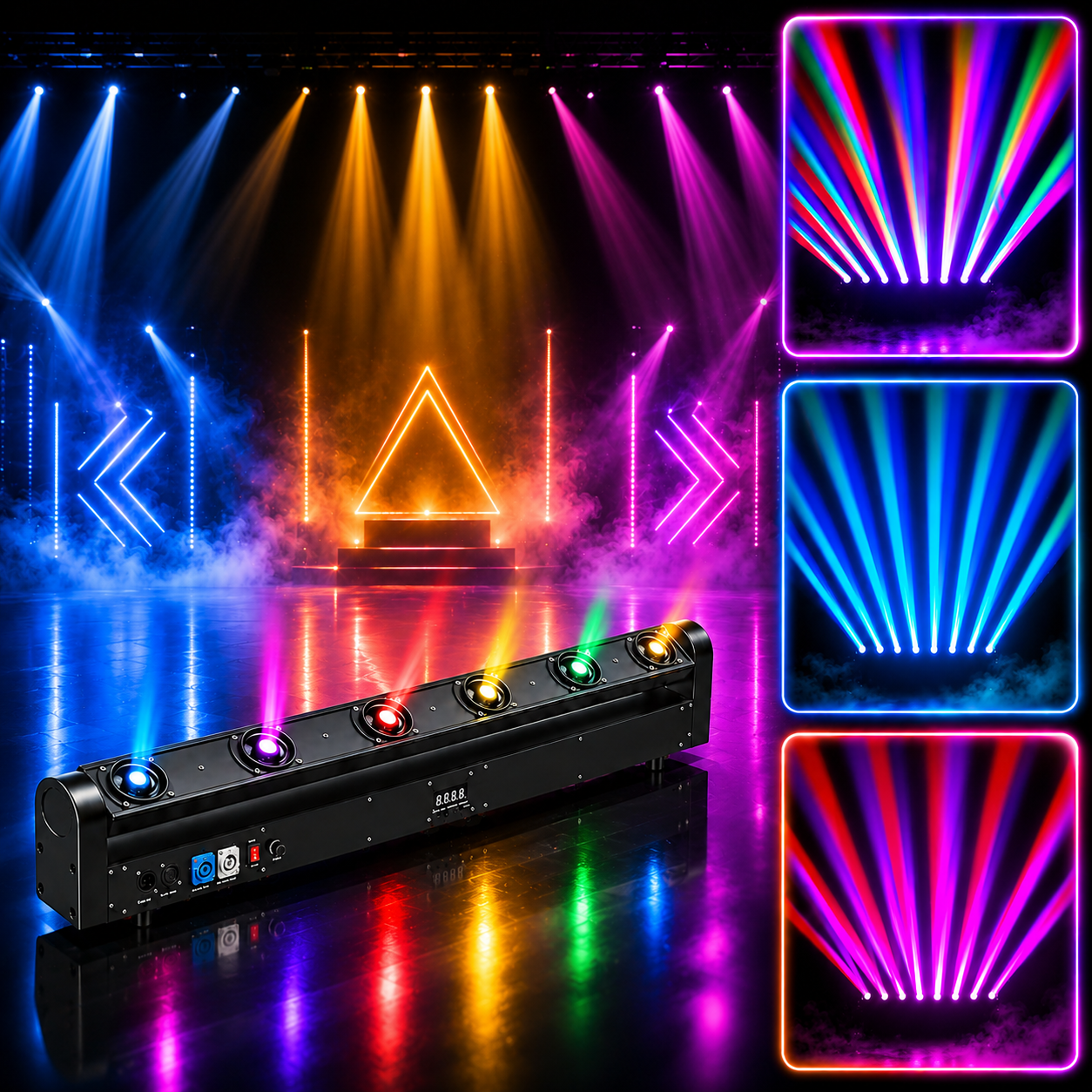 120W RGBW 4-in-1 LED Beam Wall Washer -E46