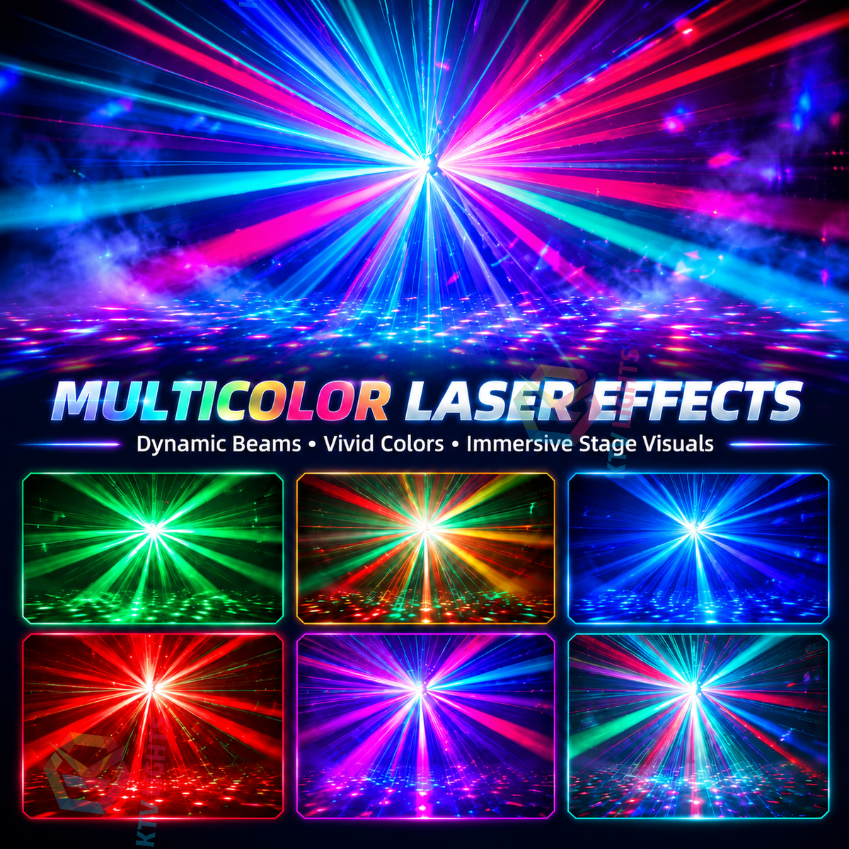 KTVLIGHTS Mini Moving Head Magic Ball Laser DJ Party Stage Light-E120