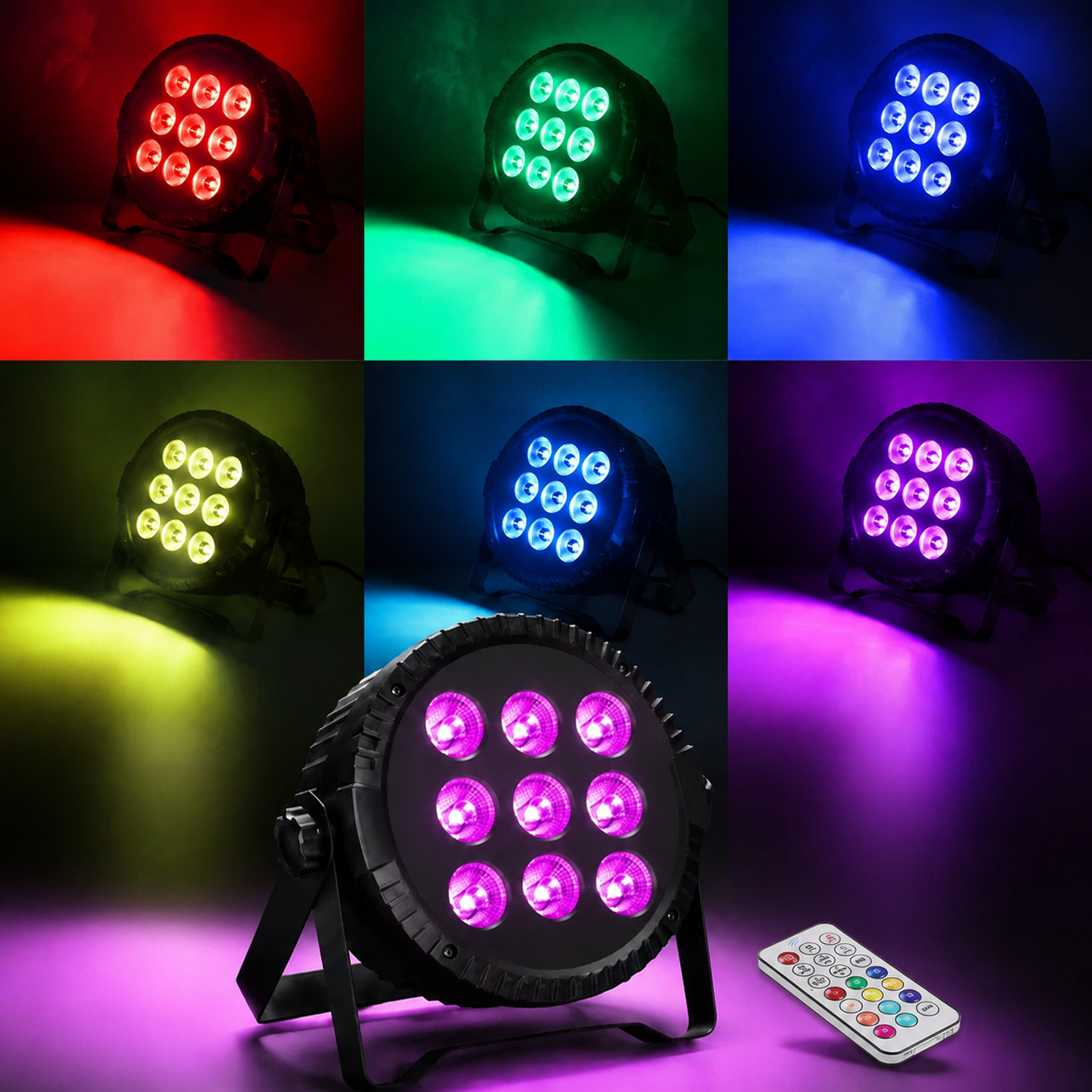 KTVLIGHTS 90W RGBW 4-in-1 LED Stage Effect Light-P14