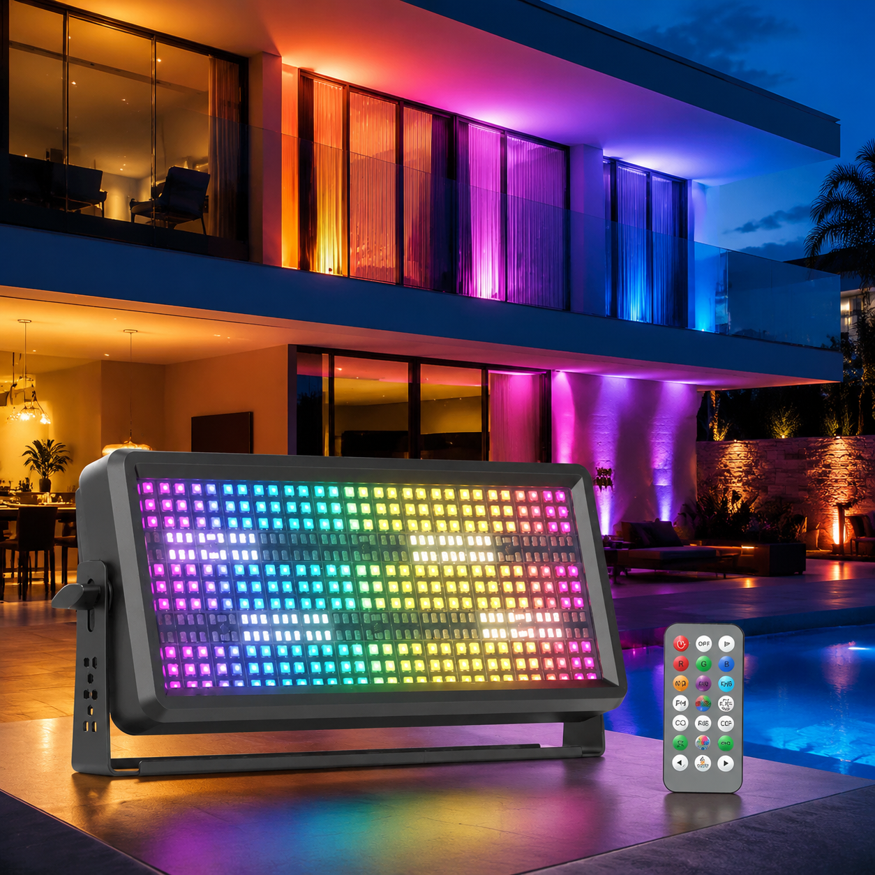 120W RGBW Led Effect Wash Strobe Lighting -X4