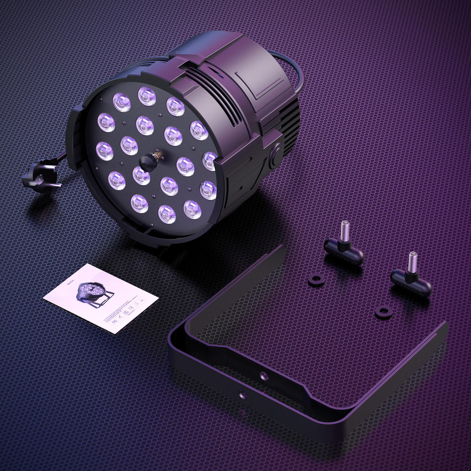 200W RGBWA + UV 6-in-1 LED PAR Light - P71