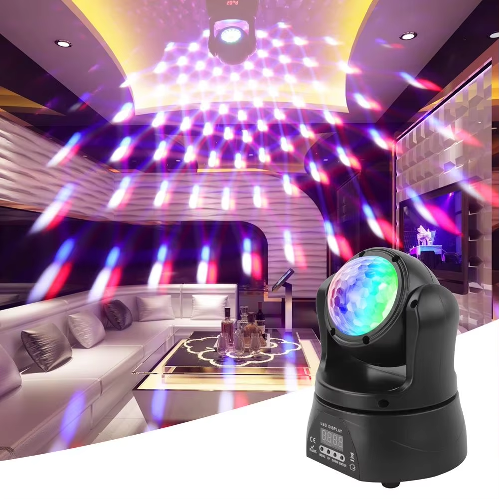 30W Double Sided Disco Ball Party Moving Head Light-E34