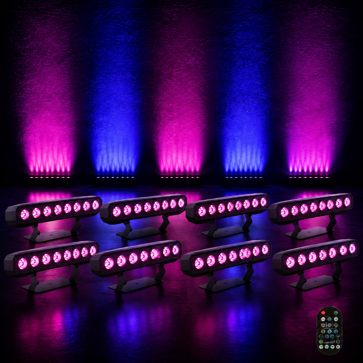 KTVLIGHTS 60W RGBW LED Wall Washer Light for Stage & DJ-X6