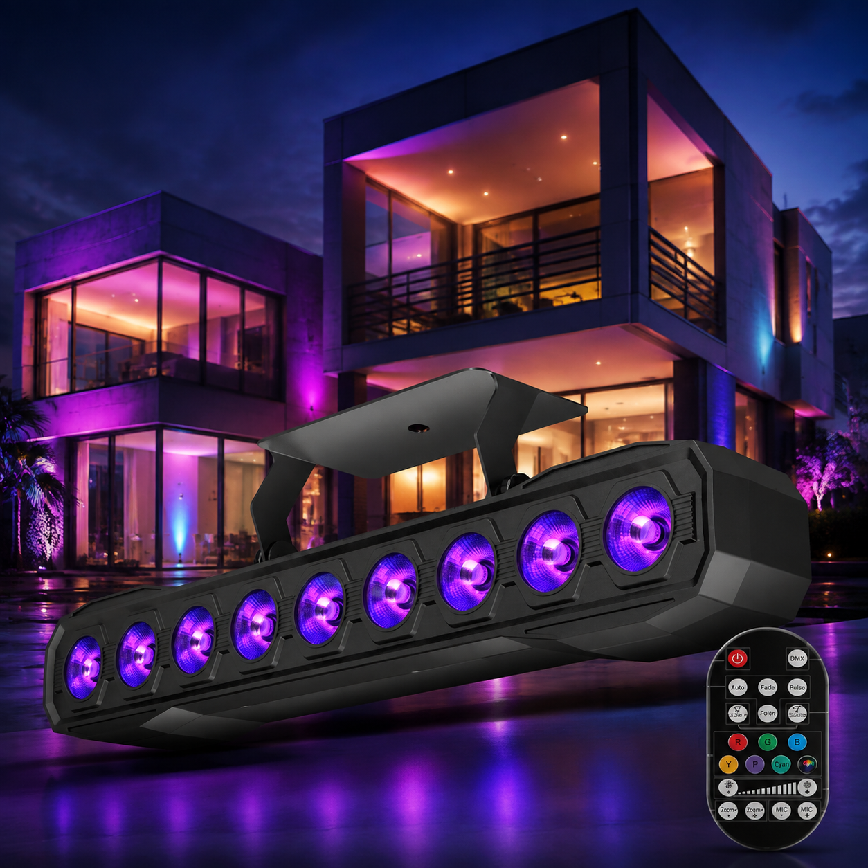 KTVLIGHTS 60W RGBW LED Wall Washer Light for Stage & DJ-X6