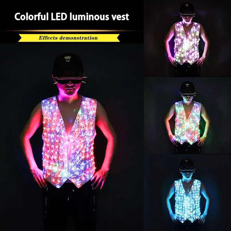 Colorful LED luminous vest-M5