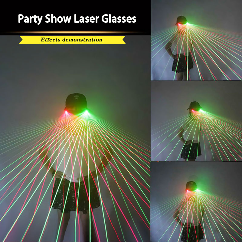 Party Show Laser Glasses Red glasses-M33