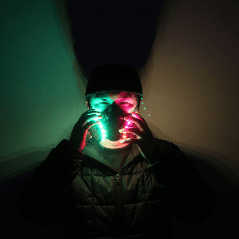 LED multi-color strobe mask - Ktvlights