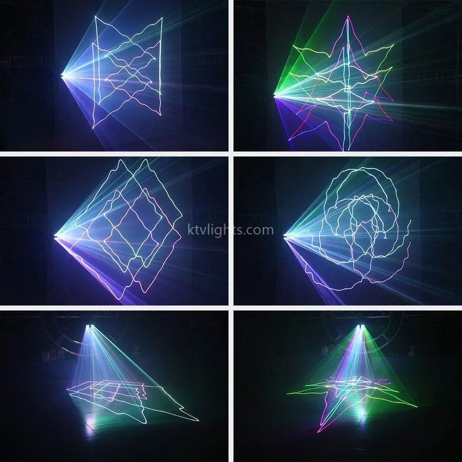 4-hole RGB scanning laser light-B9