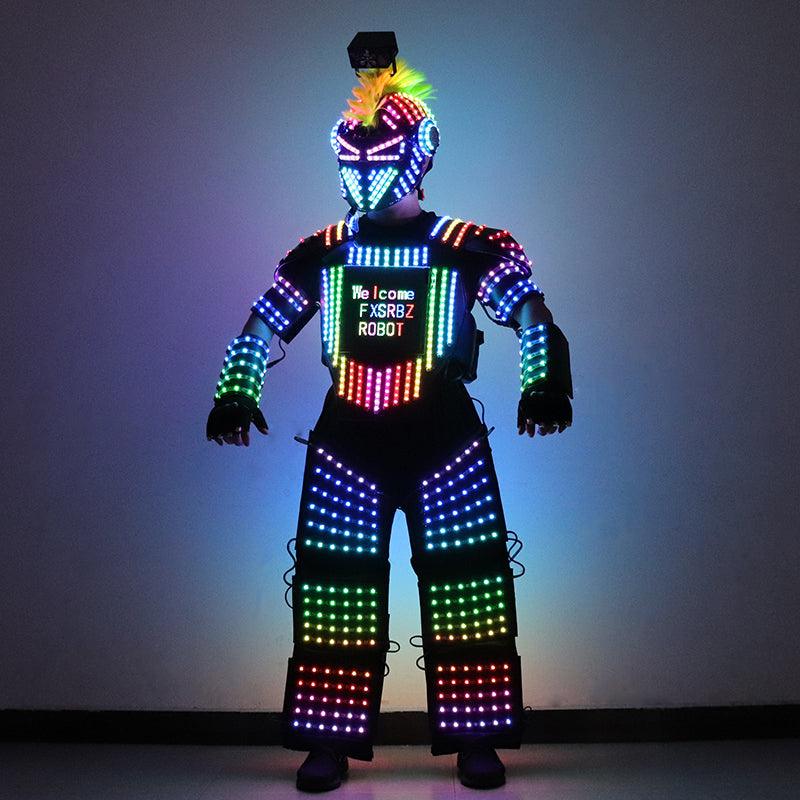 Full Color Pixel LED Robot Suit Costume - Ktvlights