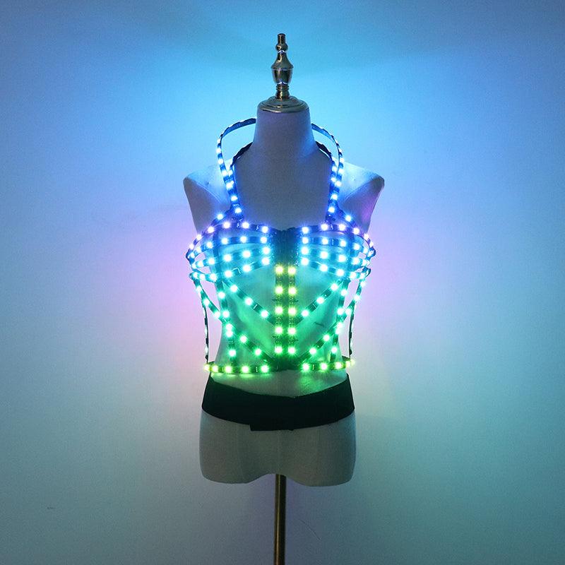 Full color LED cage clothing short style - Ktvlights