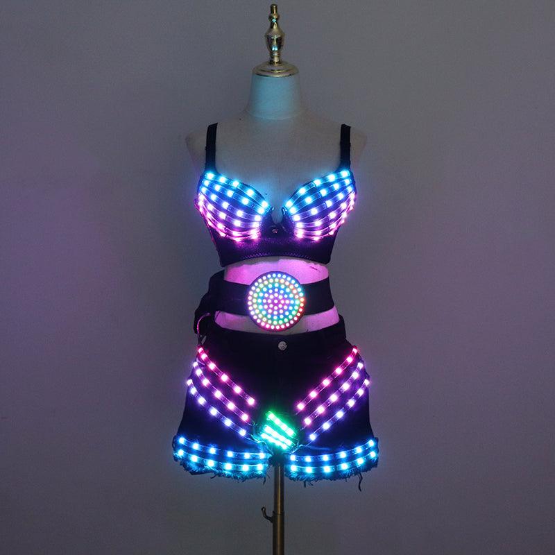 New LED Costume Light Up Bra - Ktvlights