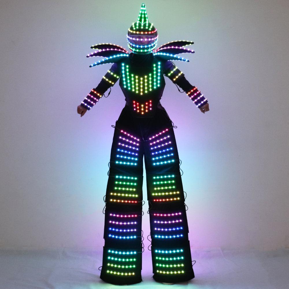Full Color Pixel LED Robot Costume - Ktvlights